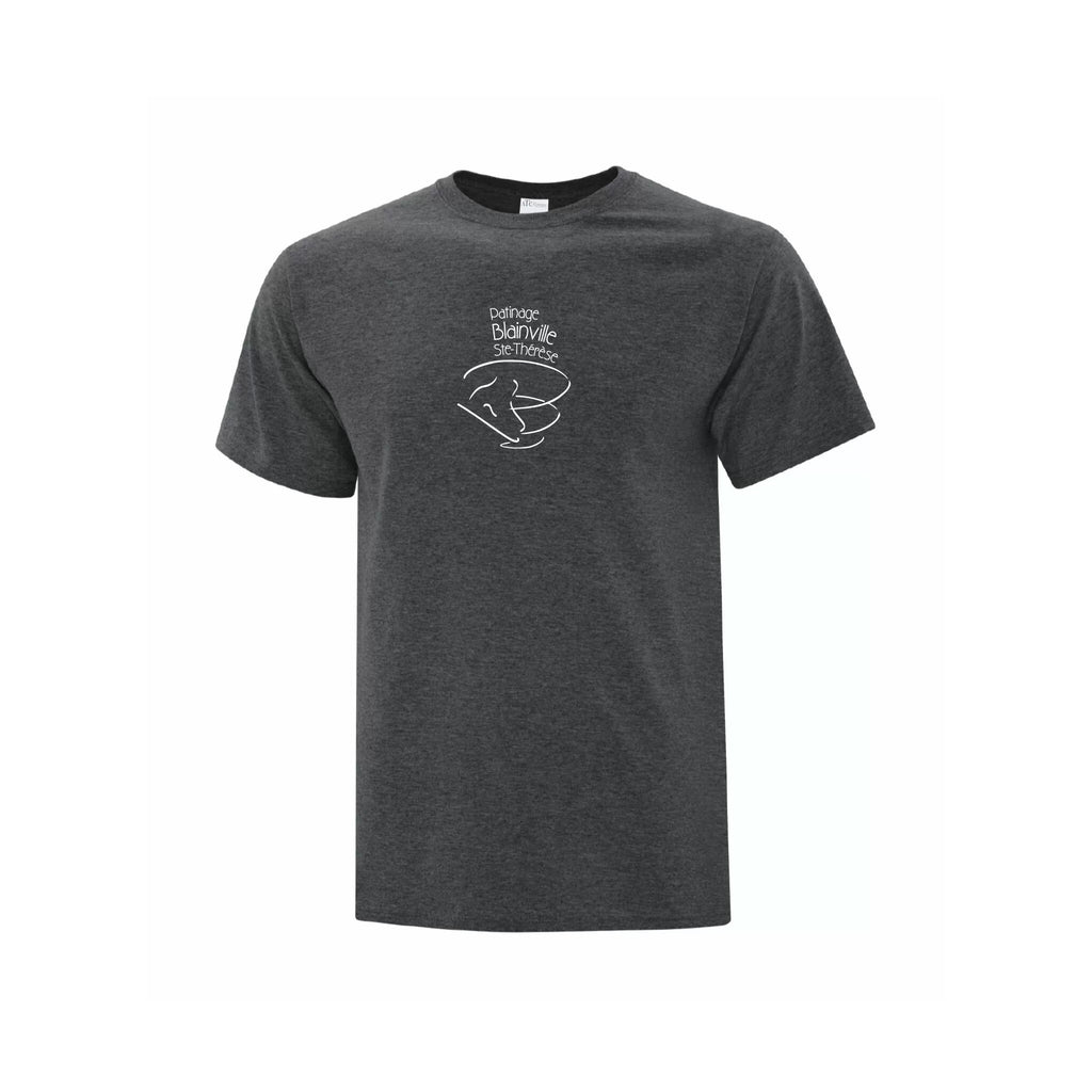 T-shirt coton charbon - Patinage Blainville Ste-Thérèse