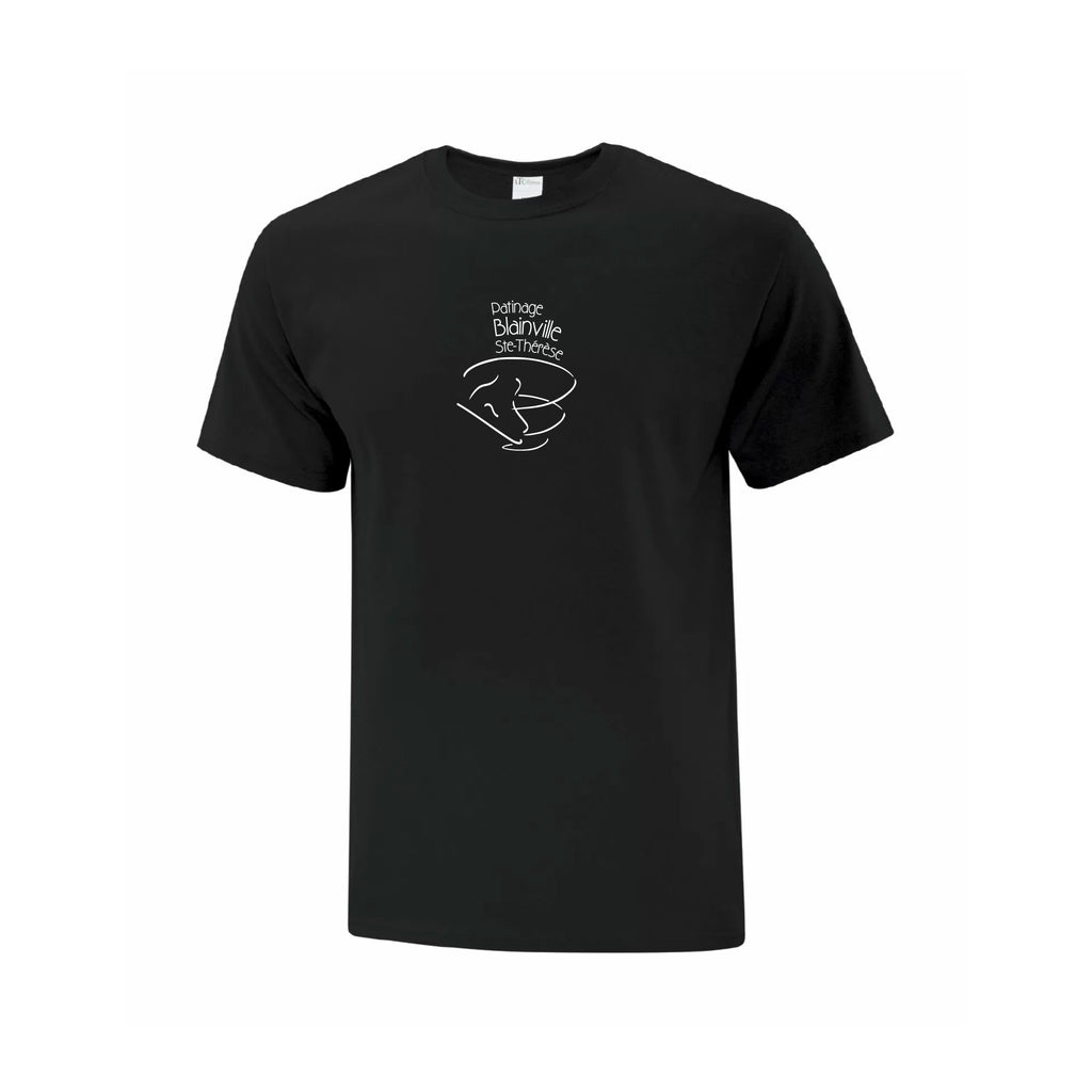 T-shirt coton noir - Patinage Blainville Ste-Thérèse