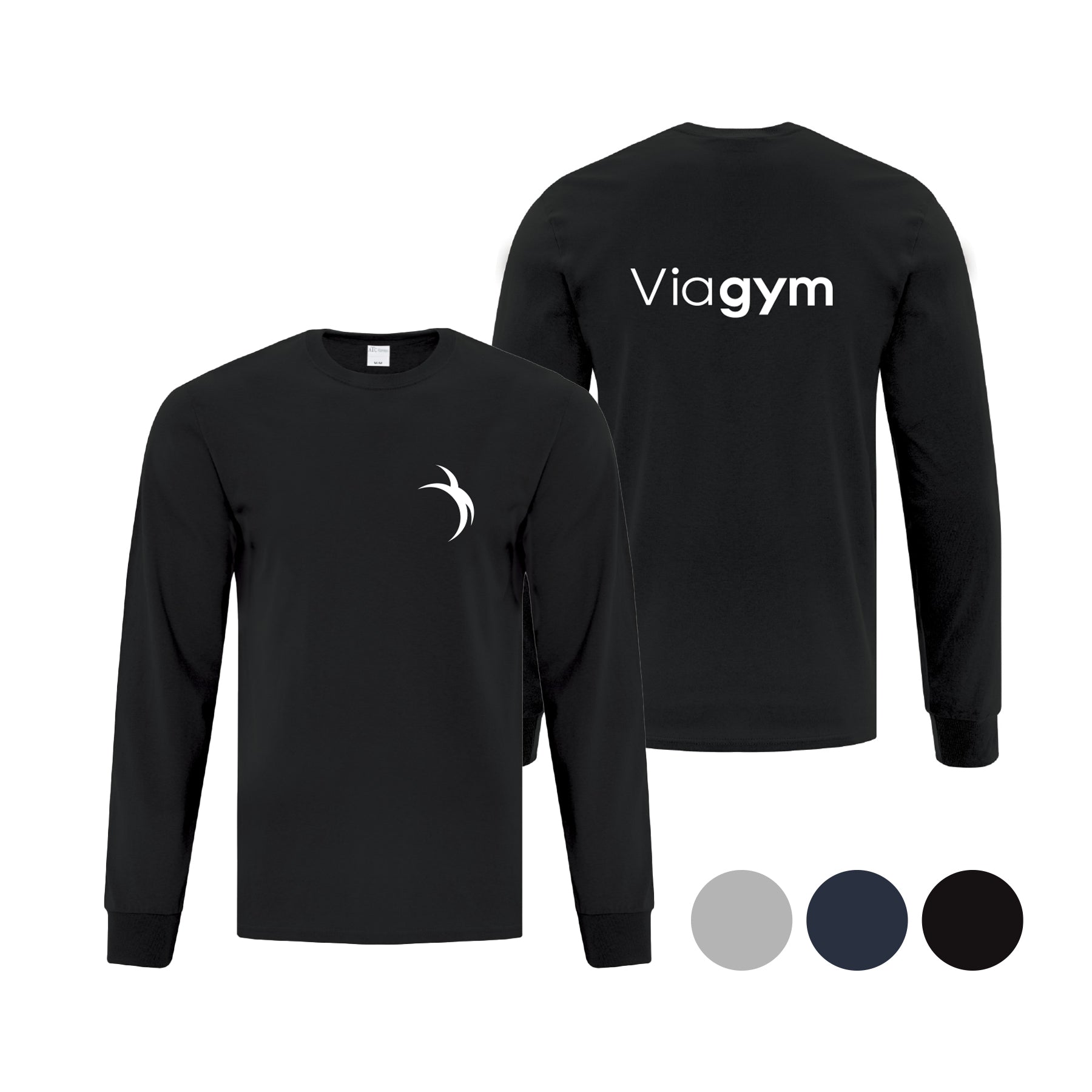 3 couleurs de chandail manche longue - Viagym