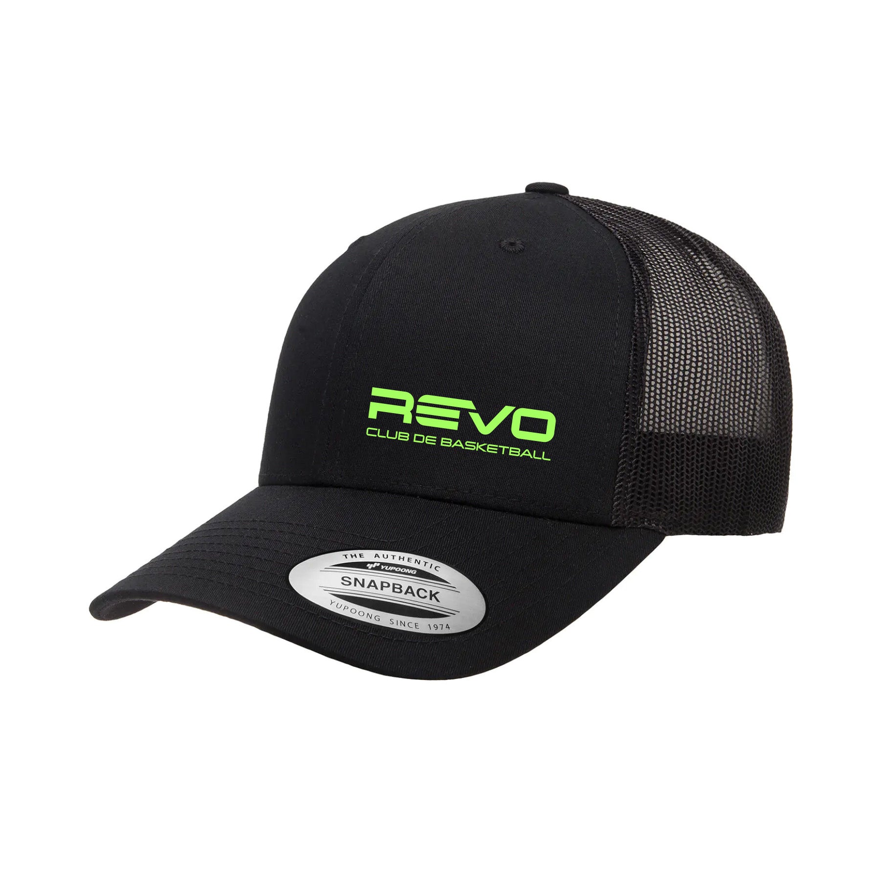Casquette Noir filet Noir - Club de Basketball REVO