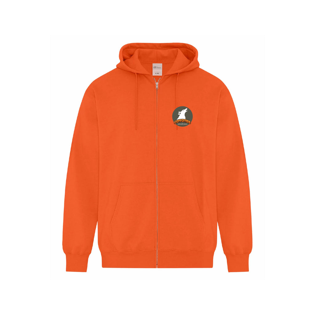 Veste en molleton orange - Grondines