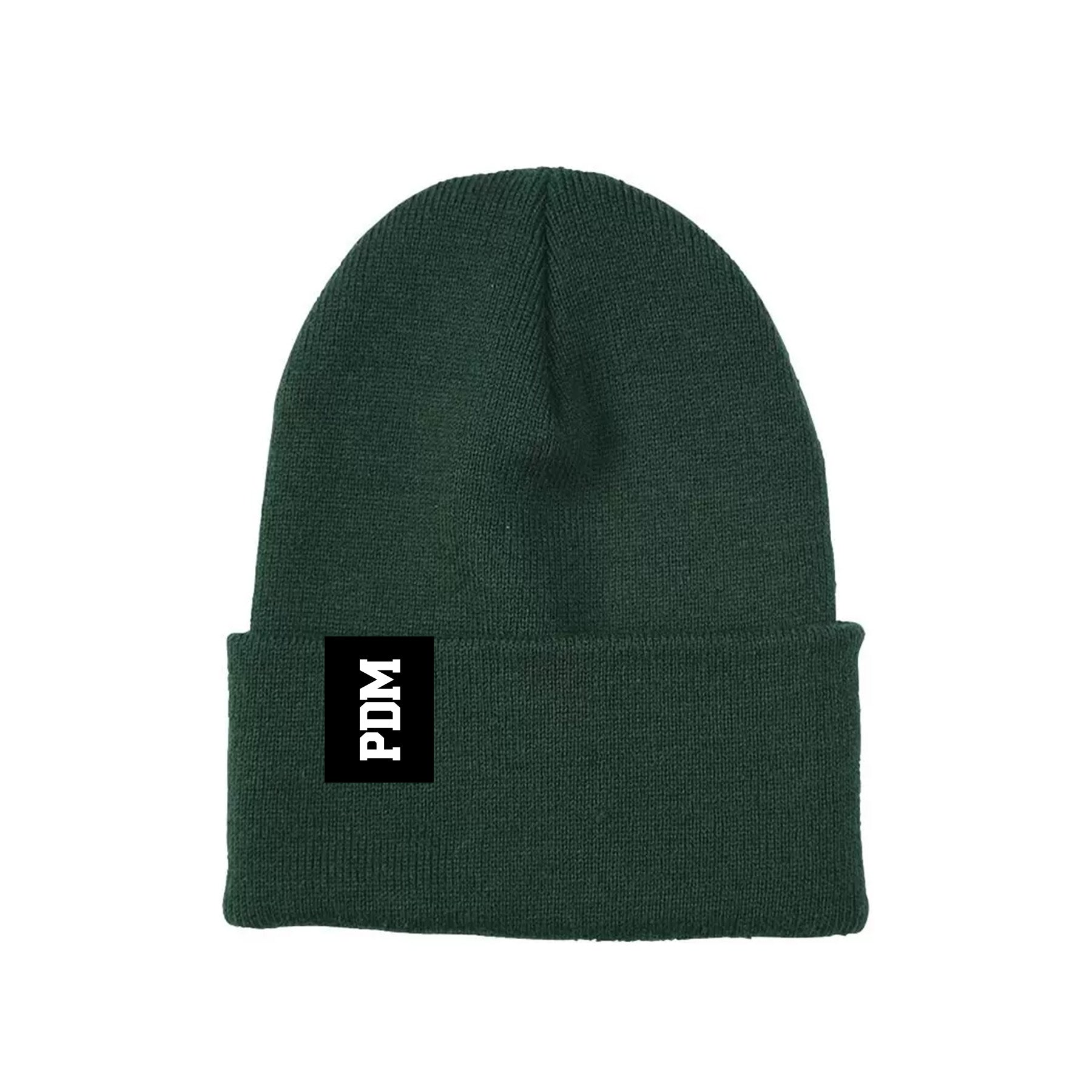 Tuque avec rebord vert forêt - PDM