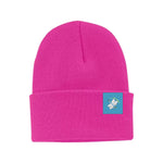Tuque rose fluo - École des Lucioles