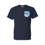 T-Shirt Marine avec poche coloré - CSSMI