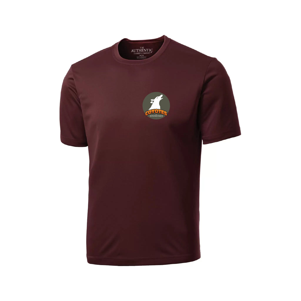 T-Shirt technique marron - Grondines