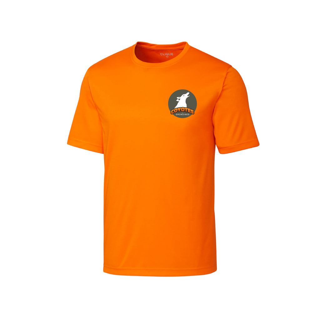T-Shirt technique orange profond - Grondines