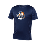 T-Shirt technique Marine - Logo sport - École primaire SGS