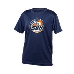 T-Shirt technique Marine - Logo sport - École primaire SGS