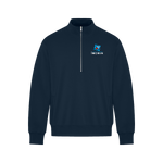 *Uniforme - Chandail 1/4 zip Bleu nuit - École A.N.M.