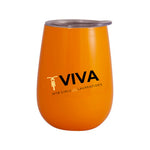 Verre isotherme Orange - Gravel - Les Poules qui Roulent