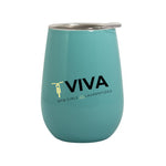 Verre isotherme Turquoise - VIVA - Les Poules qui Roulent