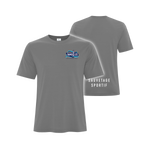 T-shirt polyester gris charbon - Damoclès