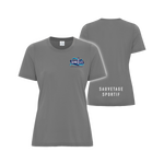 T-shirt polyester gris charbon - Damoclès