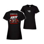 T-shirt ultra doux en coton noir - TAG