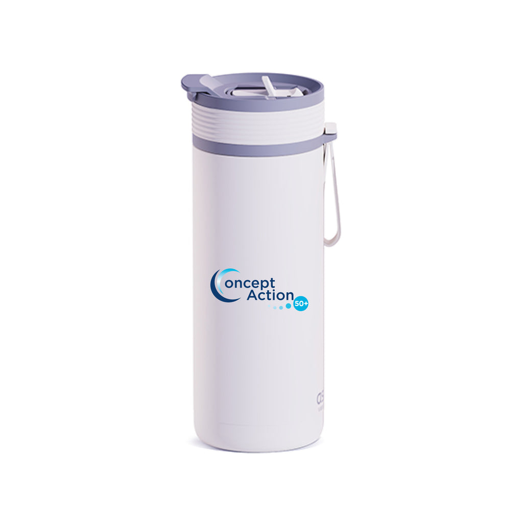 Bouteille Asobu 20 oz Blanche - Concept Action 50+
