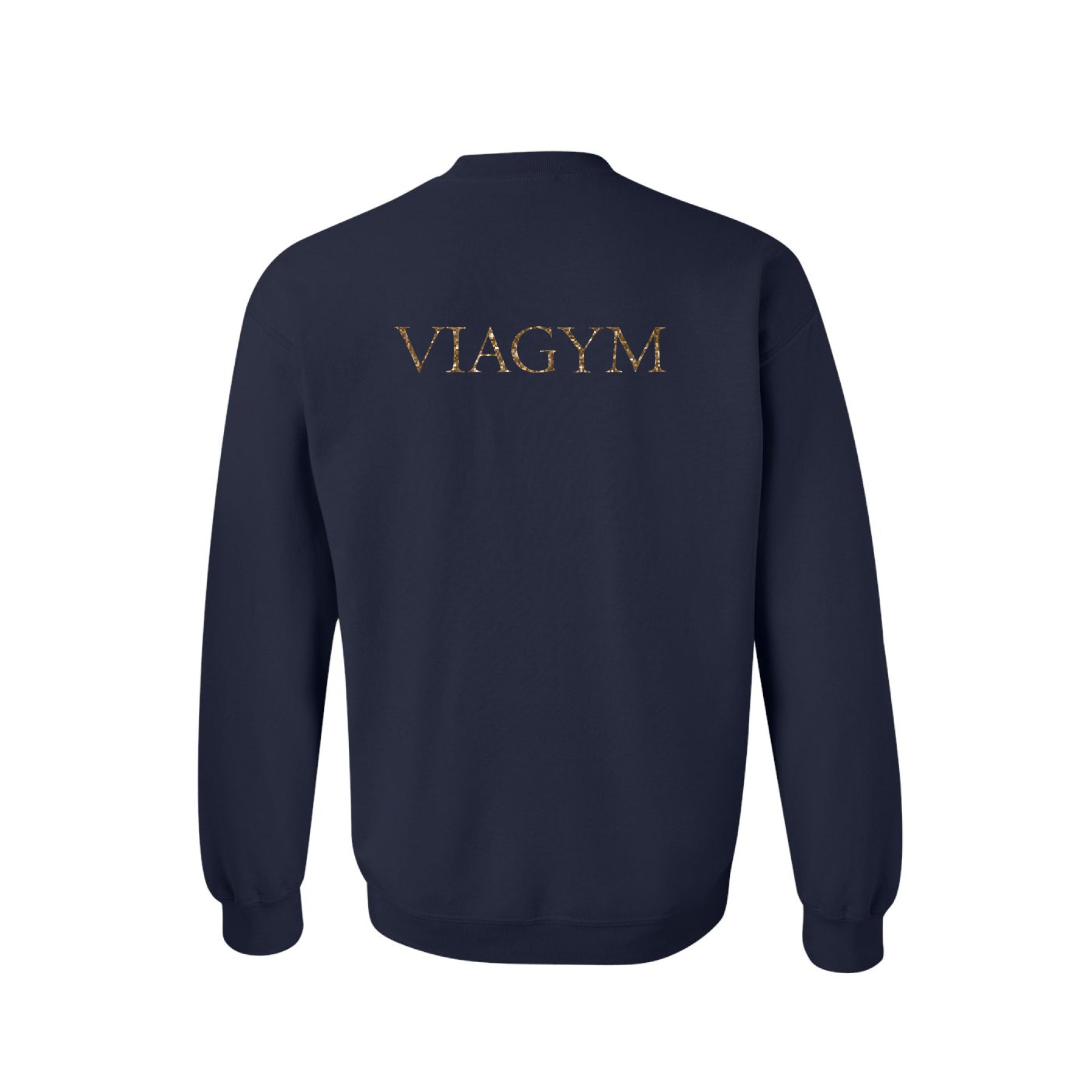 Chandail molleton Marine - Vinyle Glitter OR - Viagym