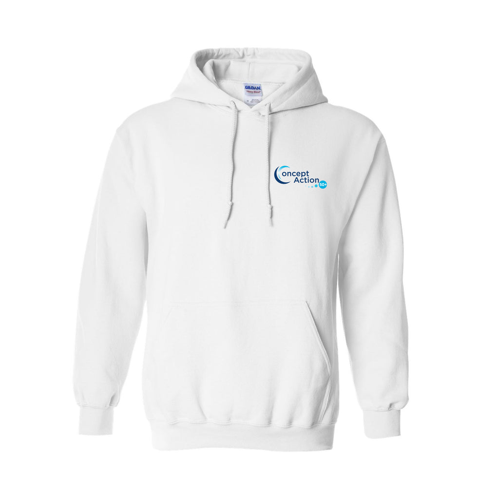 Kangourou Blanc - Logo au cœur & dos - Concept Action 50+