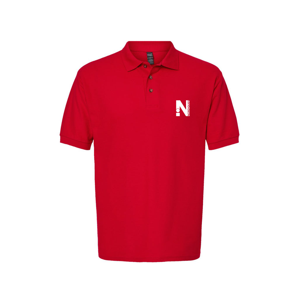 Polo  de coton rouge - Nordiques