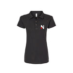 Polo de coton noir - Nordiques