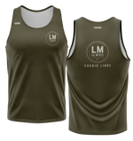 Camisole Marathon Kaki - Route - La Meute