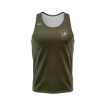 Camisole Marathon Kaki - Route - La Meute