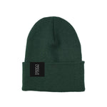 Tuque avec rebord vert forêt - PDM