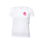 T-Shirt technique Blanc - Storm Pink Girls