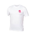T-Shirt technique Blanc - Storm Pink Girls