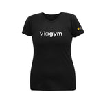Nouveau T-Shirt technique noir Entraîneur survêtement - Viagym