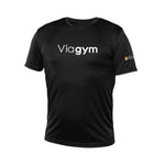 Nouveau T-Shirt technique noir Entraîneur survêtement - Viagym