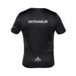 Nouveau T-Shirt technique noir Entraîneur survêtement - Viagym