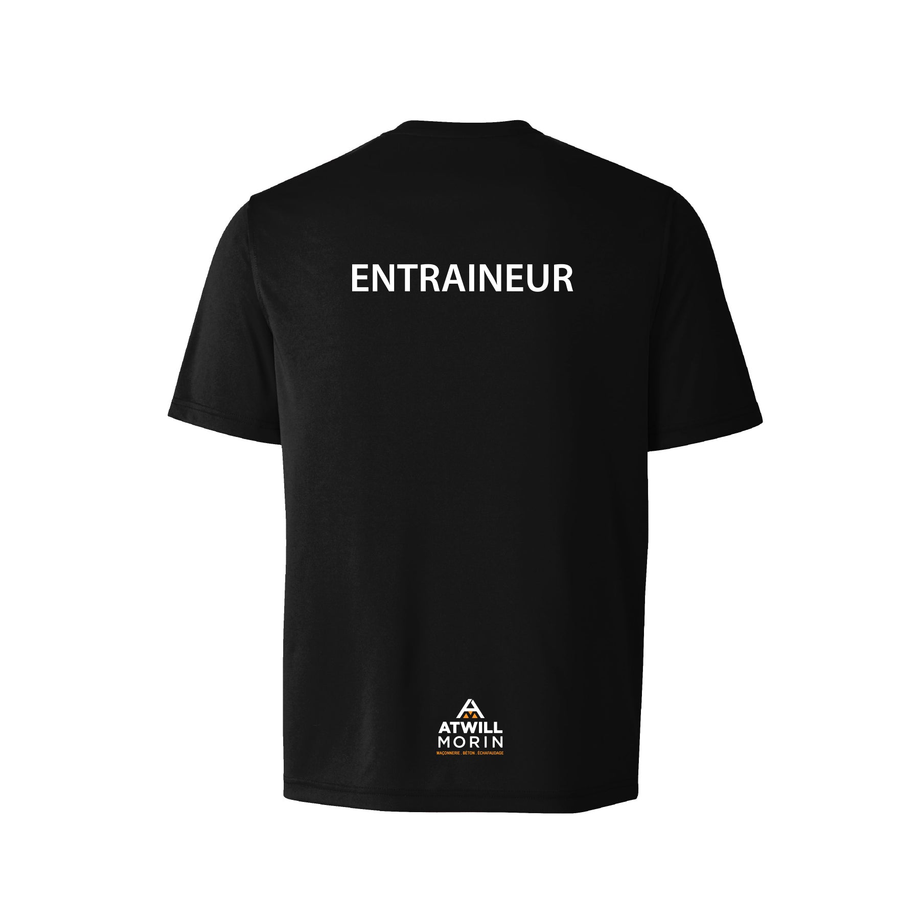 T-Shirt technique noir Entraîneur survêtement - Viagym