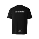 T-Shirt technique noir Entraîneur survêtement - Viagym