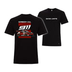 T-shirt ultra doux en coton noir - TAG