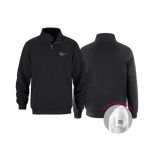 Chandail 1/4 zip Noir - Exclusif aux Cordonnateur & personnels de l'école - Vortex
