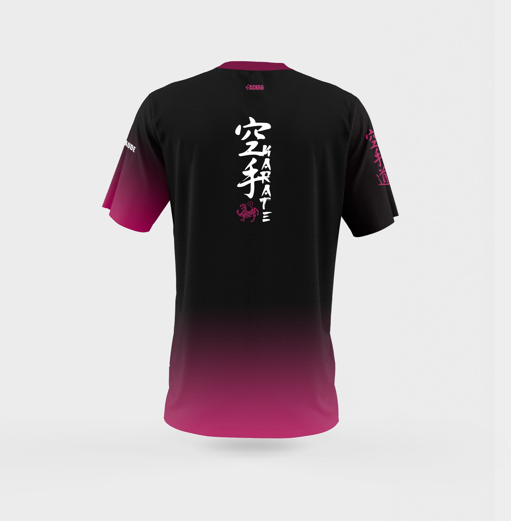 T-Shirt Noir et Rose - AKS