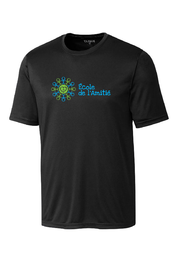 T-shirt coton Noir - L'Amitié