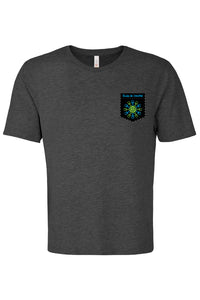 T-shirt charbon chiné avec 3 choix de poche  - L'Amitié