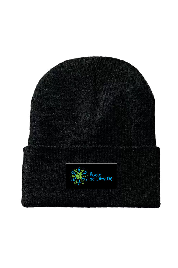 Tuque avec rebord noir - L'Amitié