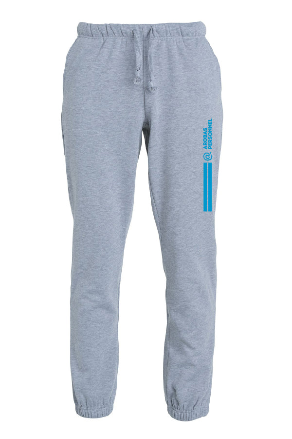 Pantalon jogging gris visuel bleu- Arobas