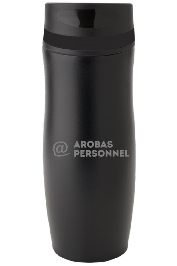 Bouteille noir 14 oz  gravé - Arobas