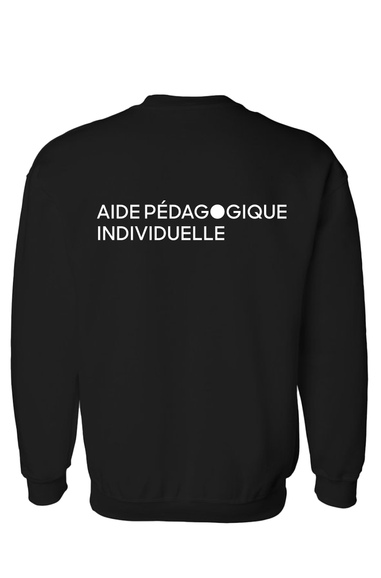 Crewneck noir - Aide pédagogique individuelle - CLG