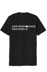 T-Shirt noir Aide pédagogique individuelle - CLG