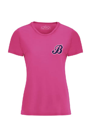 T-Shirt manche courte framboise logo coeur - BB