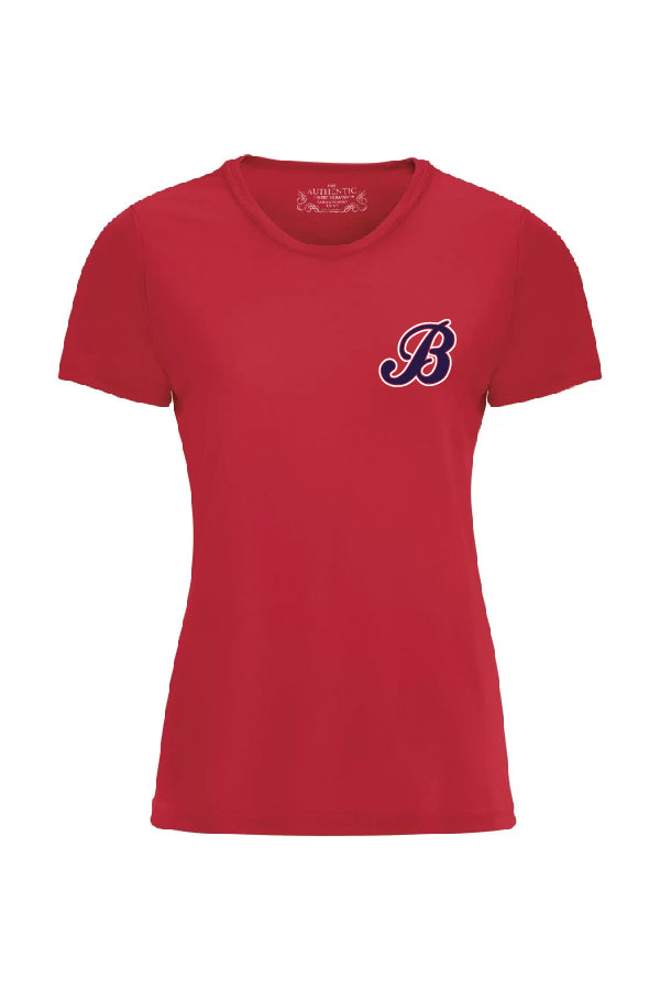 T-Shirt manche courte rouge logo coeur - BB
