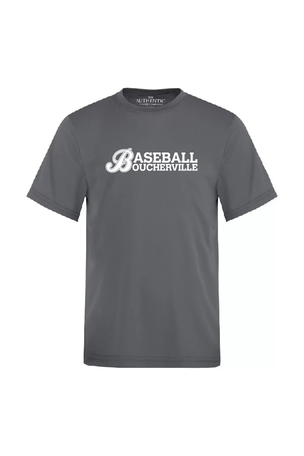 T-Shirt manche courte gris charbon logo devant - BB