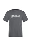T-Shirt Technique gris charbon logo devant - BB