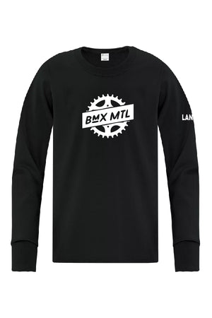 Chandail manche longue noir - BMX MTL