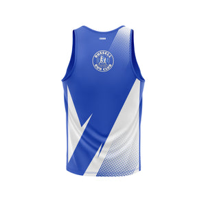 Singlet - Camisole marathon - Bleu - Russell Run Club