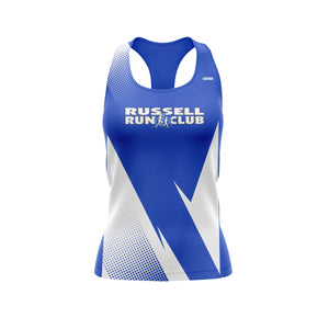 Singlet - Camisole marathon - Bleu - Russell Run Club
